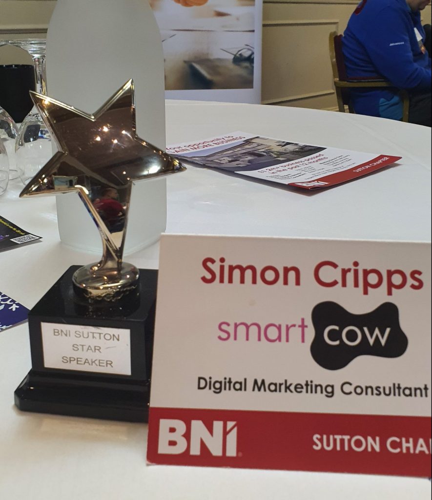 Simon's speaker trophy